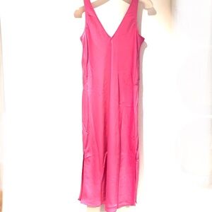 a new day Pink Midi Dress